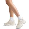 image:imageDREAM PAIRS Womens Platform Chunky Fashion Sneakers Y2K Maeve LaceUp Comfortable Sneakers Casual Walking ShoesSize 8IvorySDFN2419W