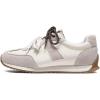 image:imageDREAM PAIRS Womens Platform Fashion Sneakers Retro Classic Trainers Casual Stylish Breathable Tennis Running Walking ShoesGreyWhite