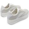 image:imageDREAM PAIRS Womens Platform Sneakers Walking Val Tennis LaceUp Comfortable Casual Fashion Sneakers ShoesBeige