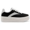 image:imageDREAM PAIRS Womens Platform Sneakers Walking Val Tennis LaceUp Comfortable Casual Fashion Sneakers ShoesBlackWhite