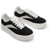 image:imageDREAM PAIRS Womens Platform Sneakers Walking Val Tennis LaceUp Comfortable Casual Fashion Sneakers ShoesBlackWhite