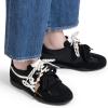image:imageDREAM PAIRS Womens Retro Platform Sneakers Faux Suede Casual Fashion AllDay Comfort Cushion Walking Breathable ShoesBlack