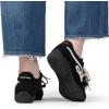 image:imageDREAM PAIRS Womens Retro Platform Sneakers Faux Suede Casual Fashion AllDay Comfort Cushion Walking Breathable ShoesBlack