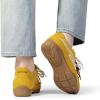 image:imageDREAM PAIRS Womens Retro Platform Sneakers Faux Suede Casual Fashion AllDay Comfort Cushion Walking Breathable ShoesYellow