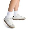 image:imageDREAM PAIRS Womens Tennis Sneakers Walking Flat LowTop Casual LaceUp Comfortable Nia Fashion Sneakers ShoesAll White