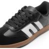 image:imageDREAM PAIRS Womens Tennis Sneakers Walking Flat LowTop Casual LaceUp Comfortable Nia Fashion Sneakers ShoesBlack Multi