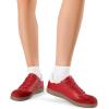 image:imageDREAM PAIRS Womens Tennis Sneakers Walking Flat LowTop Casual LaceUp Comfortable Nia Fashion Sneakers ShoesRed Multi