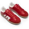 image:imageDREAM PAIRS Womens Tennis Sneakers Walking Flat LowTop Casual LaceUp Comfortable Nia Fashion Sneakers ShoesRed Multi