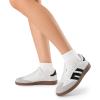 image:imageDREAM PAIRS Womens Tennis Sneakers Walking Flat LowTop Casual LaceUp Comfortable Nia Fashion Sneakers ShoesWhite Multi