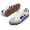 image:imageDREAM PAIRS Womens Tennis Sneakers Walking Flat LowTop Casual LaceUp Comfortable Nia Fashion Sneakers ShoesWhitePurple