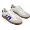 image:imageDREAM PAIRS Womens Tennis Sneakers Walking Flat LowTop Casual LaceUp Comfortable Nia Fashion Sneakers ShoesWhitePurple