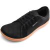 image:imageDREAM PAIRS Womens Barefoot Walking Wide Toe Box Zero Drop Minimalist Sneakers Non Slip Breathable Comfortable Lightweight Walking ShoesBlackBrown