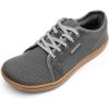 image:imageDREAM PAIRS Womens Barefoot Walking Wide Toe Box Zero Drop Minimalist Sneakers Non Slip Breathable Comfortable Lightweight Walking ShoesGreyBrown