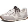 image:imageDREAM PAIRS Womens Platform Fashion Sneakers Retro Classic Trainers Casual Stylish Breathable Tennis Running Walking ShoesGreyWhite