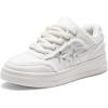 image:imageDREAM PAIRS Womens Sneakers Walking LaceUp Comfortable Casual Rube Flat LowTop Fashion Sneakers Shoes