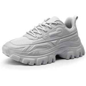 image:imageDREAM PAIRS Womens Chunky Platform Fashion SneakersGreybold