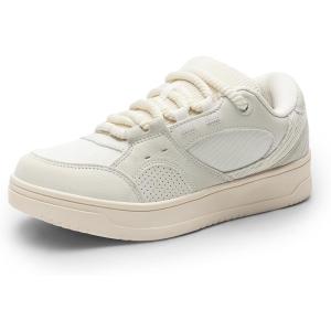 image:imageDREAM PAIRS Womens Skateboarding Shoes Low Top Walking Lace Up Comfortable Casual Fashion Sneakers