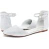 image:imageDREAM PAIRS Flapointed Womens Casual DOrsay Pointed Plain Ballet Comfort Soft Slip On Flats ShoesAll Silver