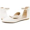 image:imageDREAM PAIRS Flapointed Womens Casual DOrsay Pointed Plain Ballet Comfort Soft Slip On Flats ShoesAll White