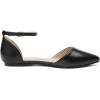 image:imageDREAM PAIRS Flapointed Womens Casual DOrsay Pointed Plain Ballet Comfort Soft Slip On Flats ShoesBlackPu
