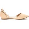 image:imageDREAM PAIRS Flapointed Womens Casual DOrsay Pointed Plain Ballet Comfort Soft Slip On Flats ShoesNudeNubuck