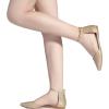 image:imageDREAM PAIRS Flapointed Womens Casual DOrsay Pointed Plain Ballet Comfort Soft Slip On Flats ShoesPink Gold