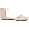 image:imageDREAM PAIRS Flapointed Womens Casual DOrsay Pointed Plain Ballet Comfort Soft Slip On Flats ShoesPink Gold