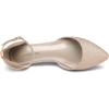 image:imageDREAM PAIRS Flapointed Womens Casual DOrsay Pointed Plain Ballet Comfort Soft Slip On Flats ShoesRoseGoldGlitter
