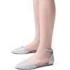 image:imageDREAM PAIRS Flapointed Womens Casual DOrsay Pointed Plain Ballet Comfort Soft Slip On Flats ShoesSilverGlitter