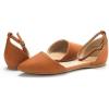 image:imageDREAM PAIRS Flapointed Womens Casual DOrsay Pointed Plain Ballet Comfort Soft Slip On Flats ShoesTanPu