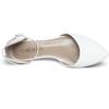 image:imageDREAM PAIRS Flapointed Womens Casual DOrsay Pointed Plain Ballet Comfort Soft Slip On Flats ShoesWhitePu