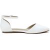 image:imageDREAM PAIRS Flapointed Womens Casual DOrsay Pointed Plain Ballet Comfort Soft Slip On Flats ShoesWhitePu