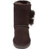 image:imageDREAM PAIRS Girls Boots Kids Boys Winter Snow Mid Calf Boots Faux Fur Lined FuzzyChic Kids Lolly for Little KidBig KidBrown