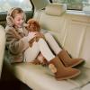 image:imageDREAM PAIRS Girls Boots Kids Boys Winter Snow Mid Calf Boots Faux Fur Lined FuzzyChic Kids Lolly for Little KidBig KidLight Brown