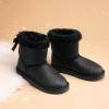 image:imageDREAM PAIRS Girls Boots Kids Winter Faux Fur Warm Snow Ankle FuzzyChic Kids Bow Boots for ToddlerLittle KidBlackGlitter
