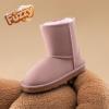 image:imageDREAM PAIRS Girls Boys Boots Kids Faux Fur Lined Winter Snow FuzzyClassic Kids Mid BootAll Pink