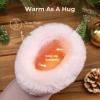 image:imageDREAM PAIRS Girls Boys Boots Kids Faux Fur Lined Winter Snow FuzzyClassic Kids Mid BootAll Pink