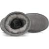 image:imageDREAM PAIRS Girls Boys Boots Kids Faux Fur Lined Winter Snow FuzzyClassic Kids Mid BootGrey