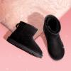 image:imageDREAM PAIRS Girls Boys Boots Kids Winter Ankle Faux Fur Lined Snow Shoes FuzzyClassic Kids Low Boot for ToddlerLittle KidBig KidBlack