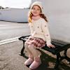 image:imageDREAM PAIRS Girls Boys Boots Kids Winter Ankle Faux Fur Lined Snow Shoes FuzzyClassic Kids Low Boot for ToddlerLittle KidBig KidPinkRainbow