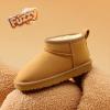 image:imageDREAM PAIRS Girls Boys Boots Kids Winter Ankle Faux Fur Lined Warm Snow Shoes Kid Short Boots for Little KidBig KidCamel