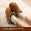 image:imageDREAM PAIRS Girls Boys Slippers Kids House Fuzzy Indoor Outdoor FuzzyEasy Kids Slipon Slipper for Little Kid Big KidBrown