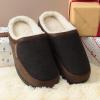 image:imageDREAM PAIRS Mens Cozy Memory Foam Slippers with Fuzzy Woollike Lining Slipon Washable Indoor Outdoor House ShoesBrown