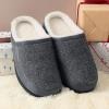 image:imageDREAM PAIRS Mens Cozy Memory Foam Slippers with Fuzzy Woollike Lining Slipon Washable Indoor Outdoor House ShoesLight Grey