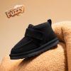 image:imageDREAM PAIRS Toddler Boots Boys Kids Girls Winter Warm Faux Fur Walking Ankle Boots FuzzyGo Kids Cozy Tap ShoesBlack