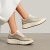 image:imageDREAM PAIRS Women Chunky City Tweed Comfortable Casual Platform Fashion SneakerGold