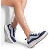 image:imageDREAM PAIRS Women Chunky City Tweed Comfortable Casual Platform Fashion SneakerNavy
