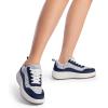 image:imageDREAM PAIRS Women Chunky City Tweed Comfortable Casual Platform Fashion SneakerNavy