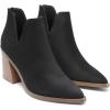 image:imageDREAM PAIRS Womens Ankle Boots Chunky Heel Pointed Toe Short Booties ShoesBlacknubuck