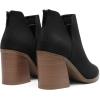 image:imageDREAM PAIRS Womens Ankle Boots Chunky Heel Pointed Toe Short Booties ShoesBlacknubuck
